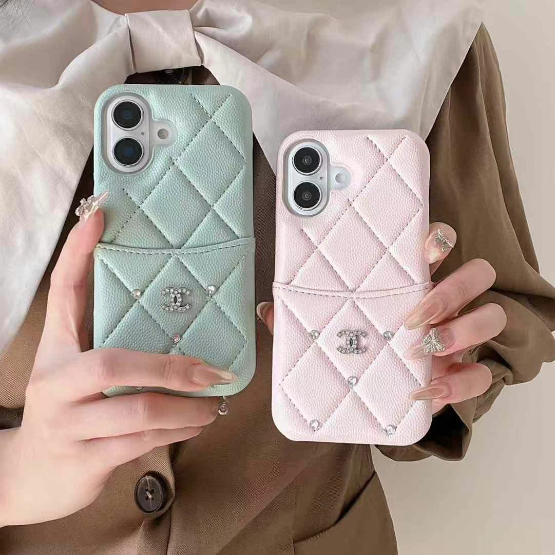 Quality Chanel iPhone Case with Card Holder