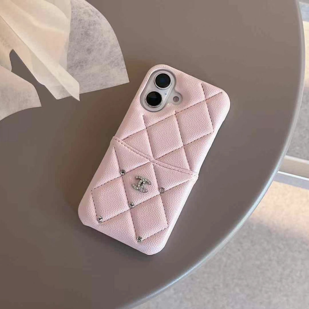Quality Chanel iPhone Case with Card Holder