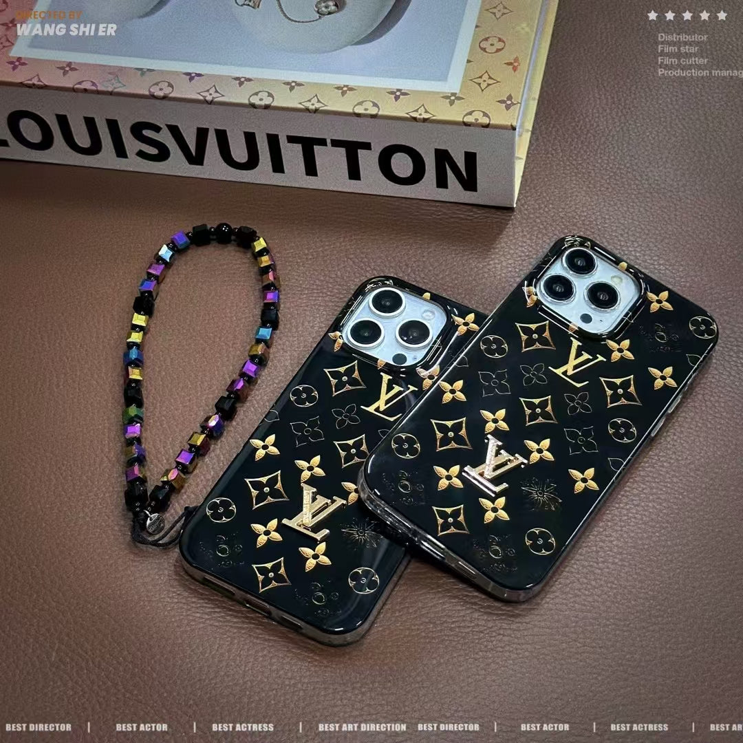 Durable Louis Vuitton iPhone Case with Handgrip
