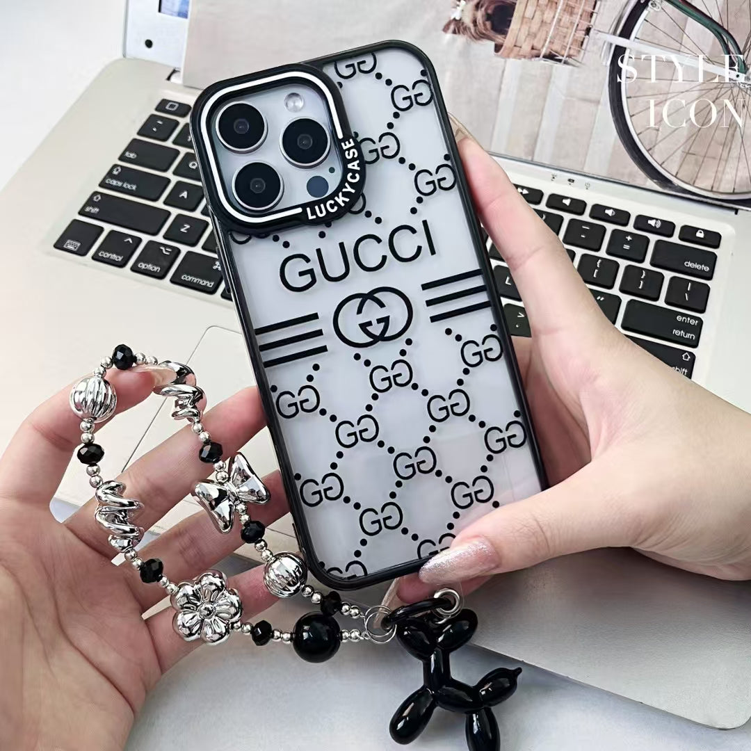 Gucci iPhone Case with Beaded Handgrip