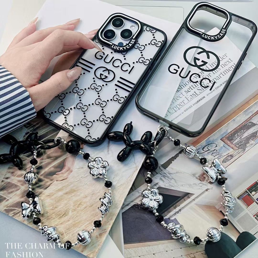 Gucci iPhone Case with Beaded Handgrip