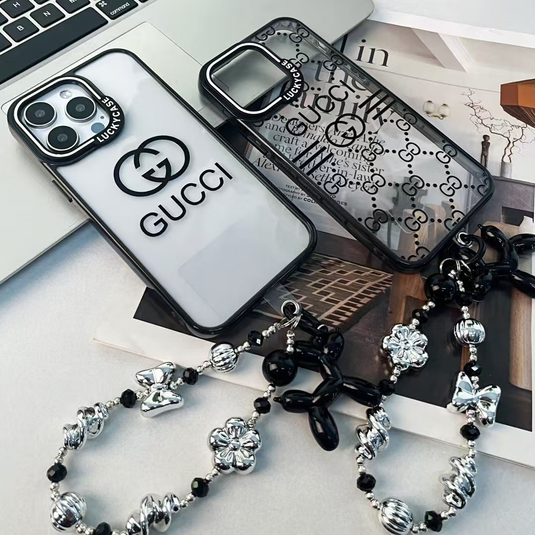 Gucci iPhone Case with Beaded Handgrip