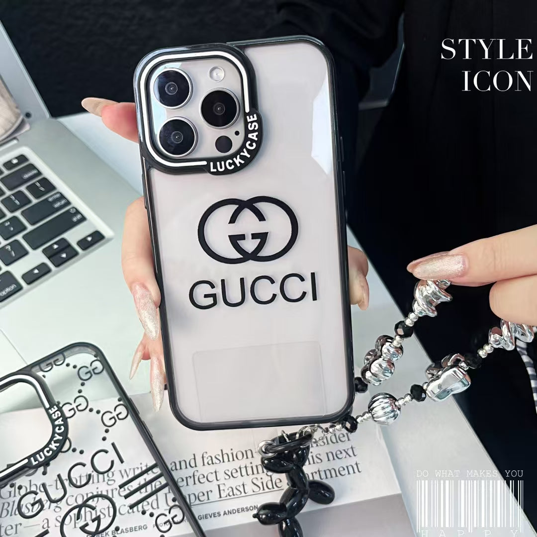 Gucci iPhone Case with Beaded Handgrip