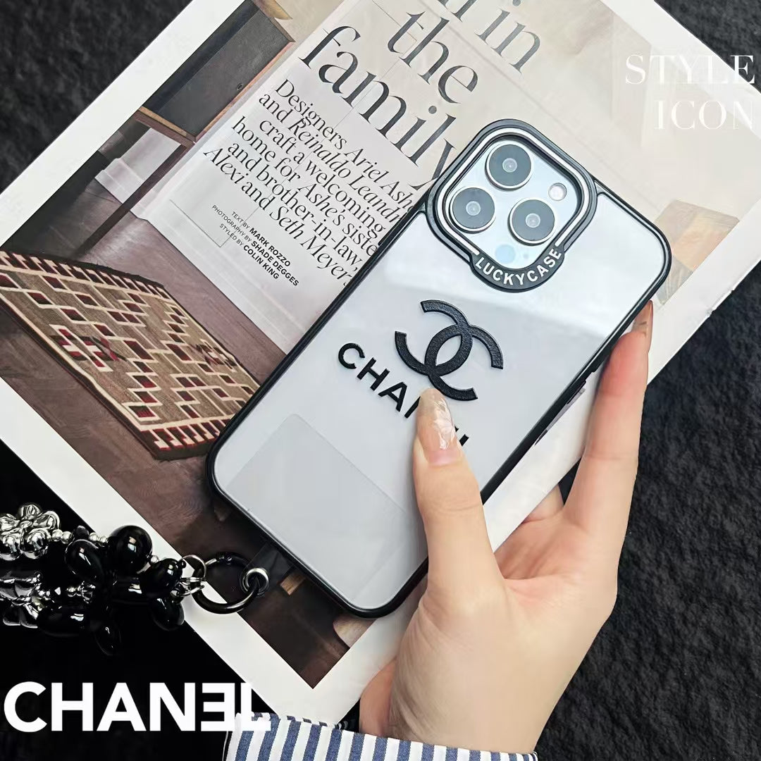Chanel iPhone Case with Beaded Handgrip