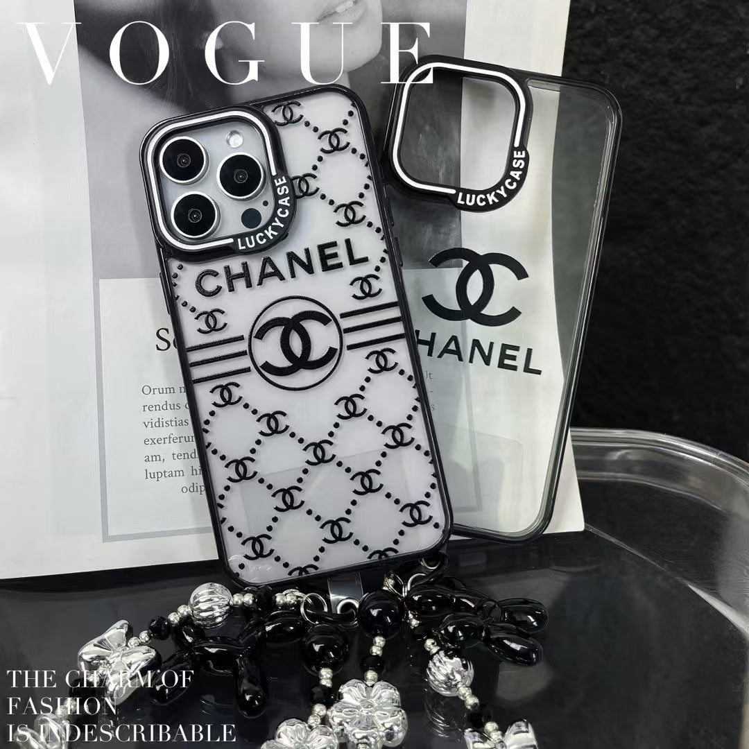 Chanel iPhone Case with Beaded Handgrip