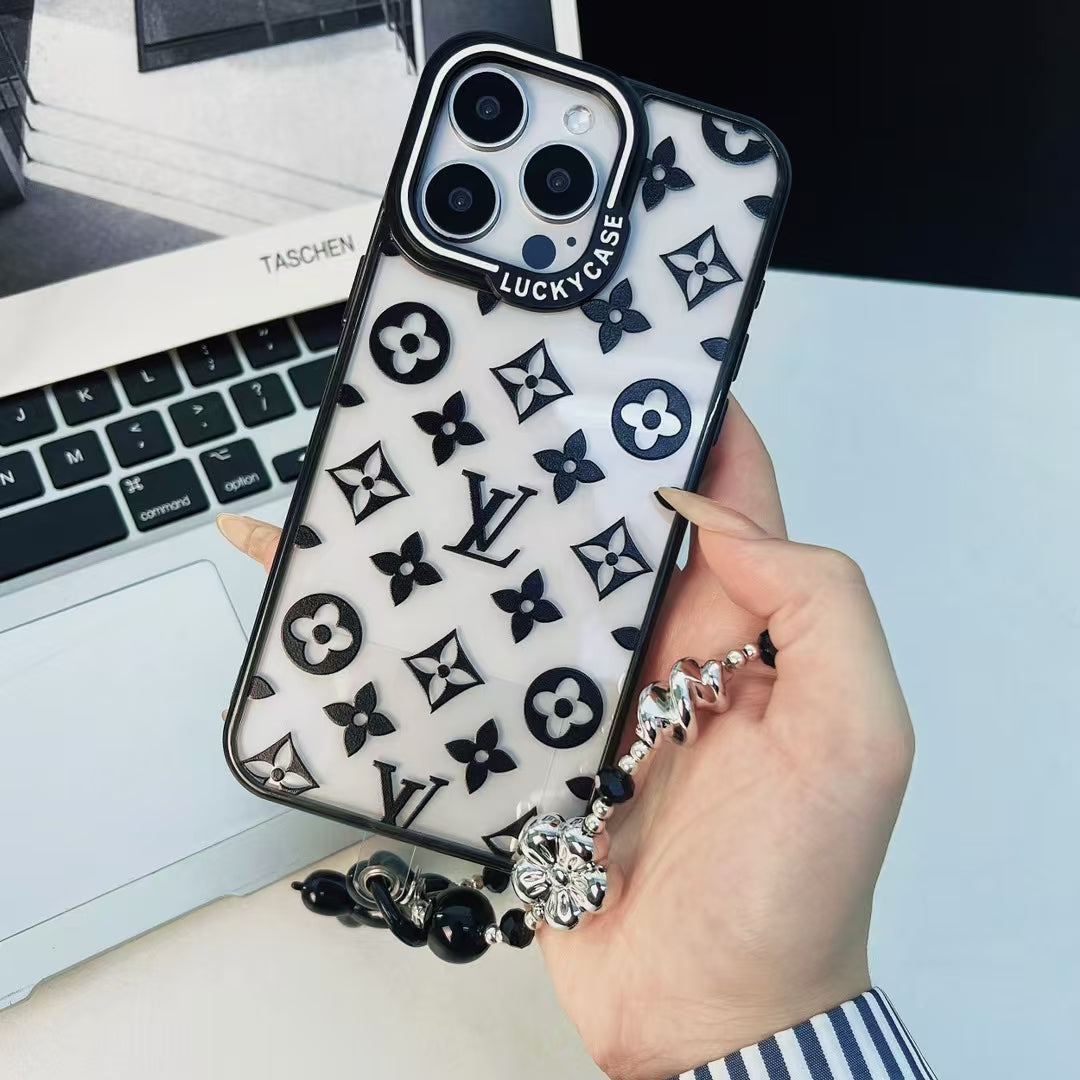 Louis Vuitton iPhone Case with Beaded Handgrip