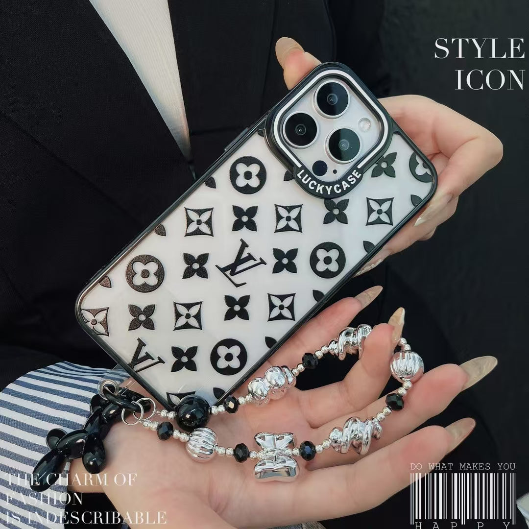 Louis Vuitton iPhone Case with Beaded Handgrip