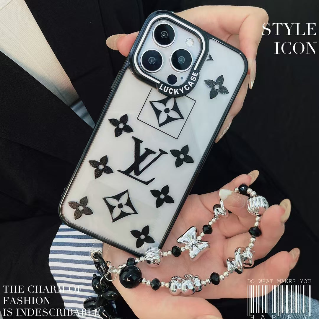 Louis Vuitton iPhone Case with Beaded Handgrip