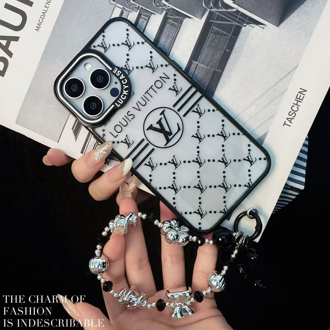 Louis Vuitton iPhone Case with Beaded Handgrip