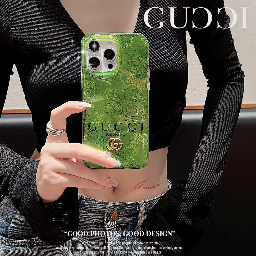 Gucci with Beaded Handgrip iPhone Cases