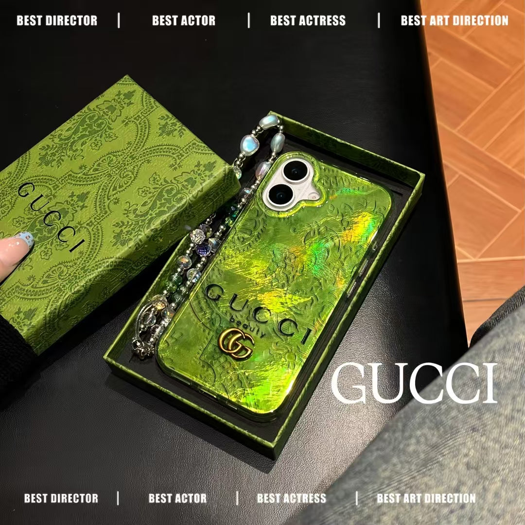 Gucci with Beaded Handgrip iPhone Cases