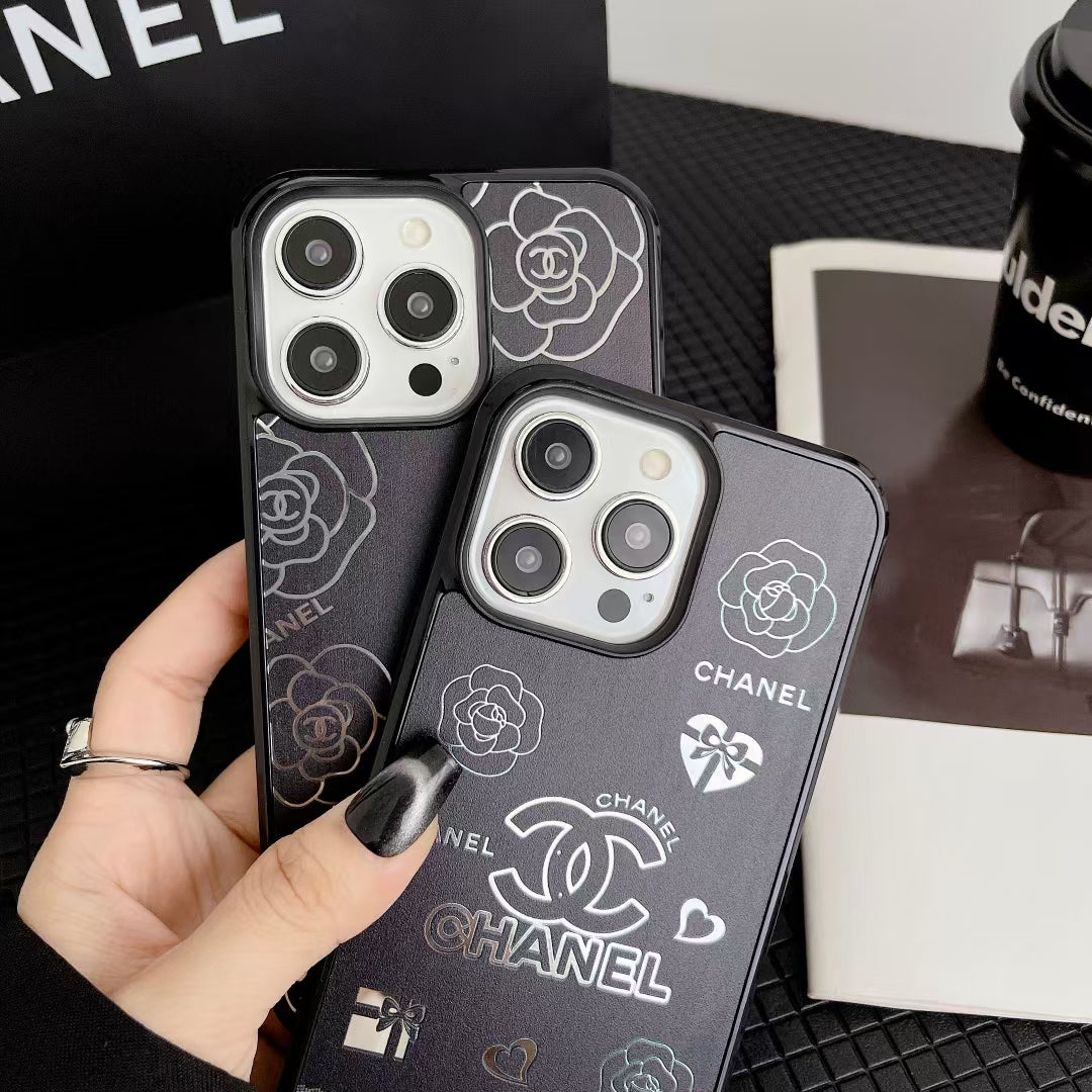 Durable Chanel iPhone Cases Solid Color