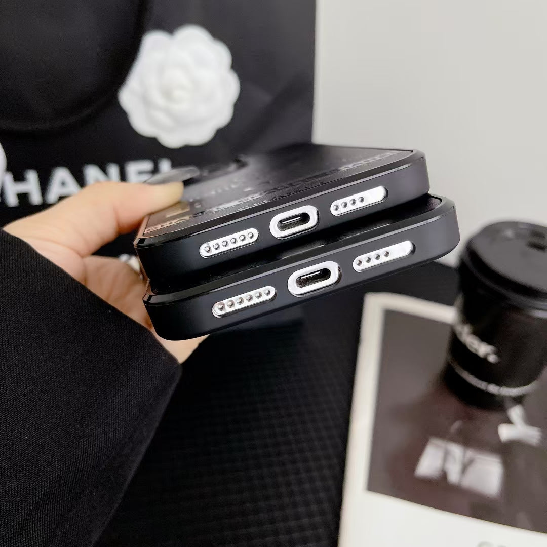 Durable Chanel iPhone Cases Solid Color