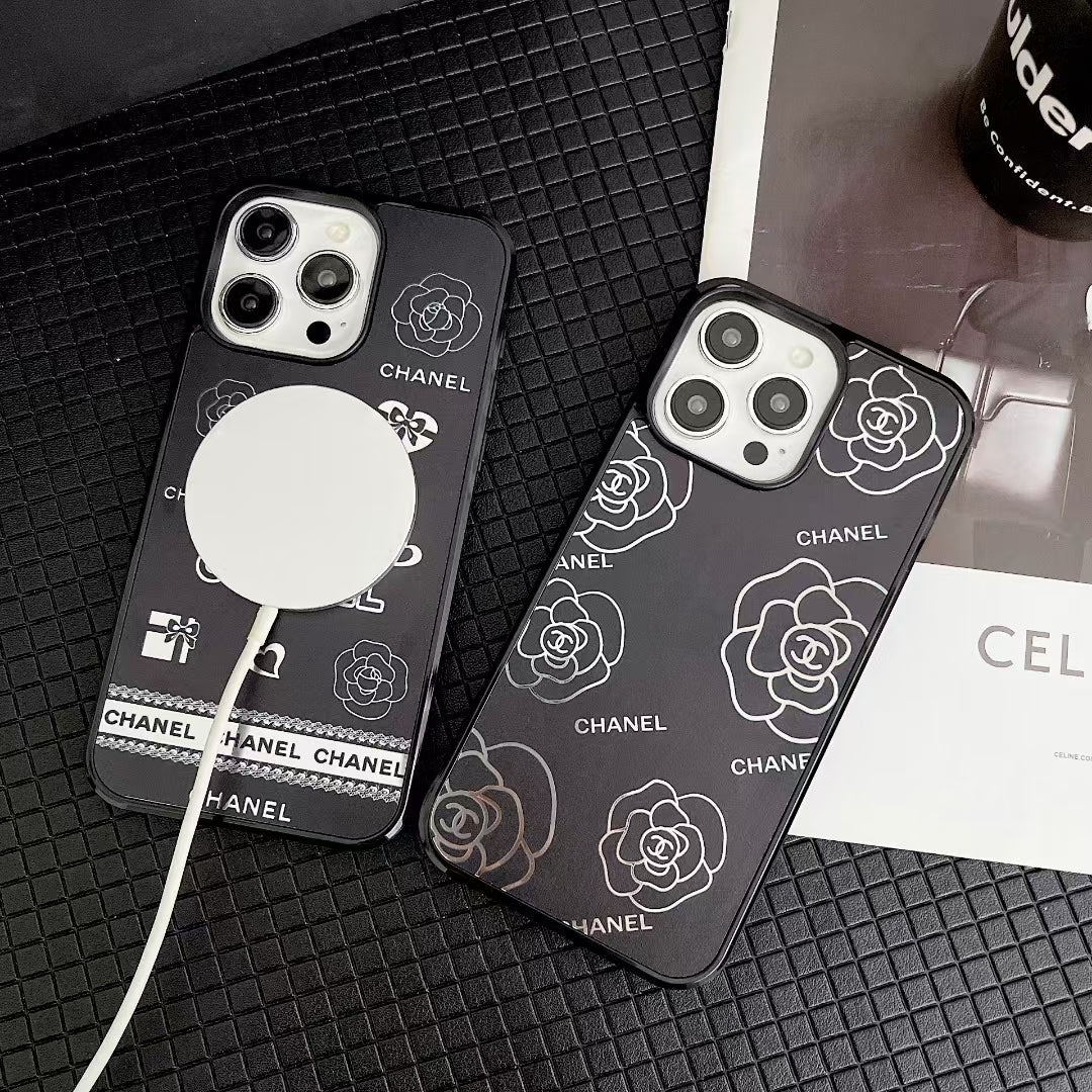 Durable Chanel iPhone Cases Solid Color
