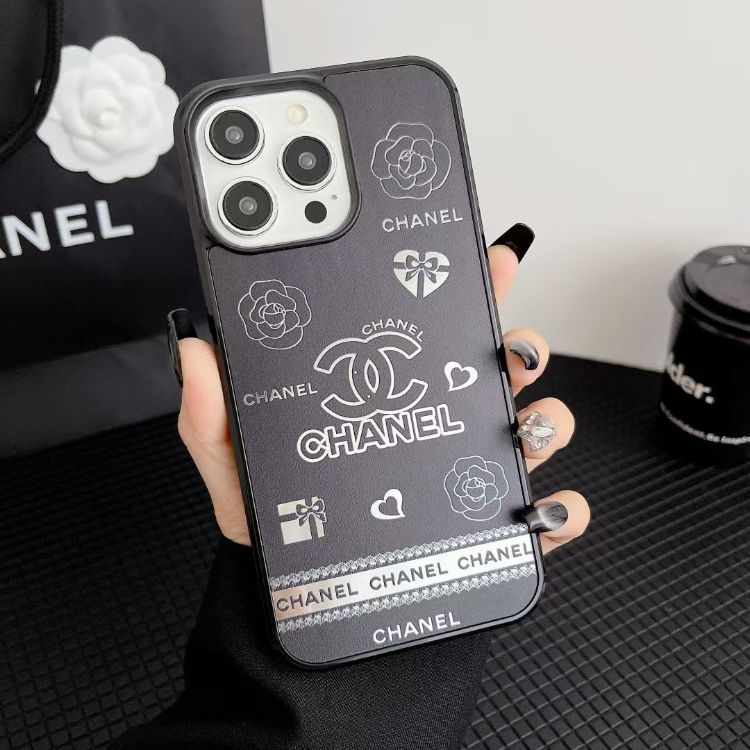 Durable Chanel iPhone Cases Solid Color