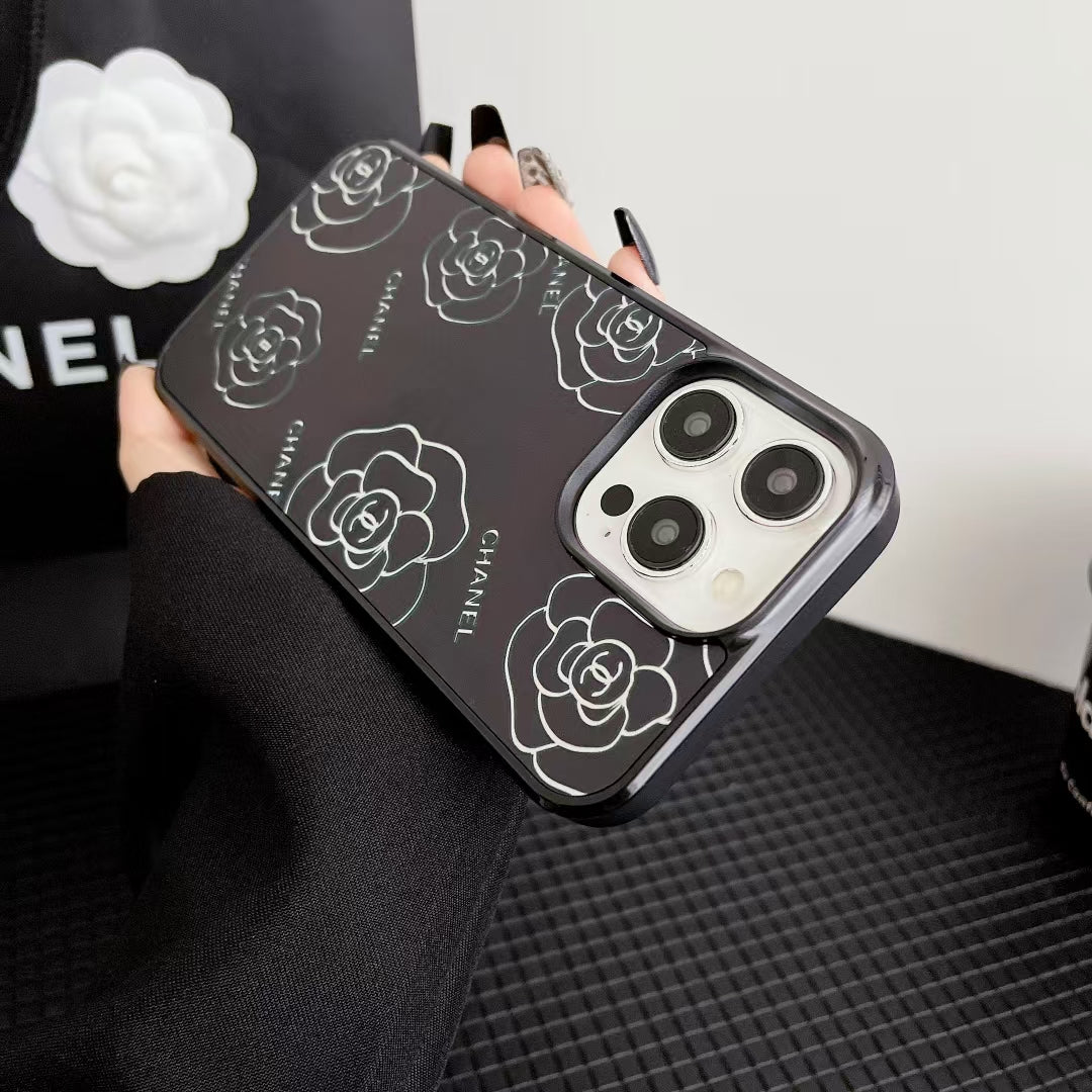 Durable Chanel iPhone Cases Solid Color