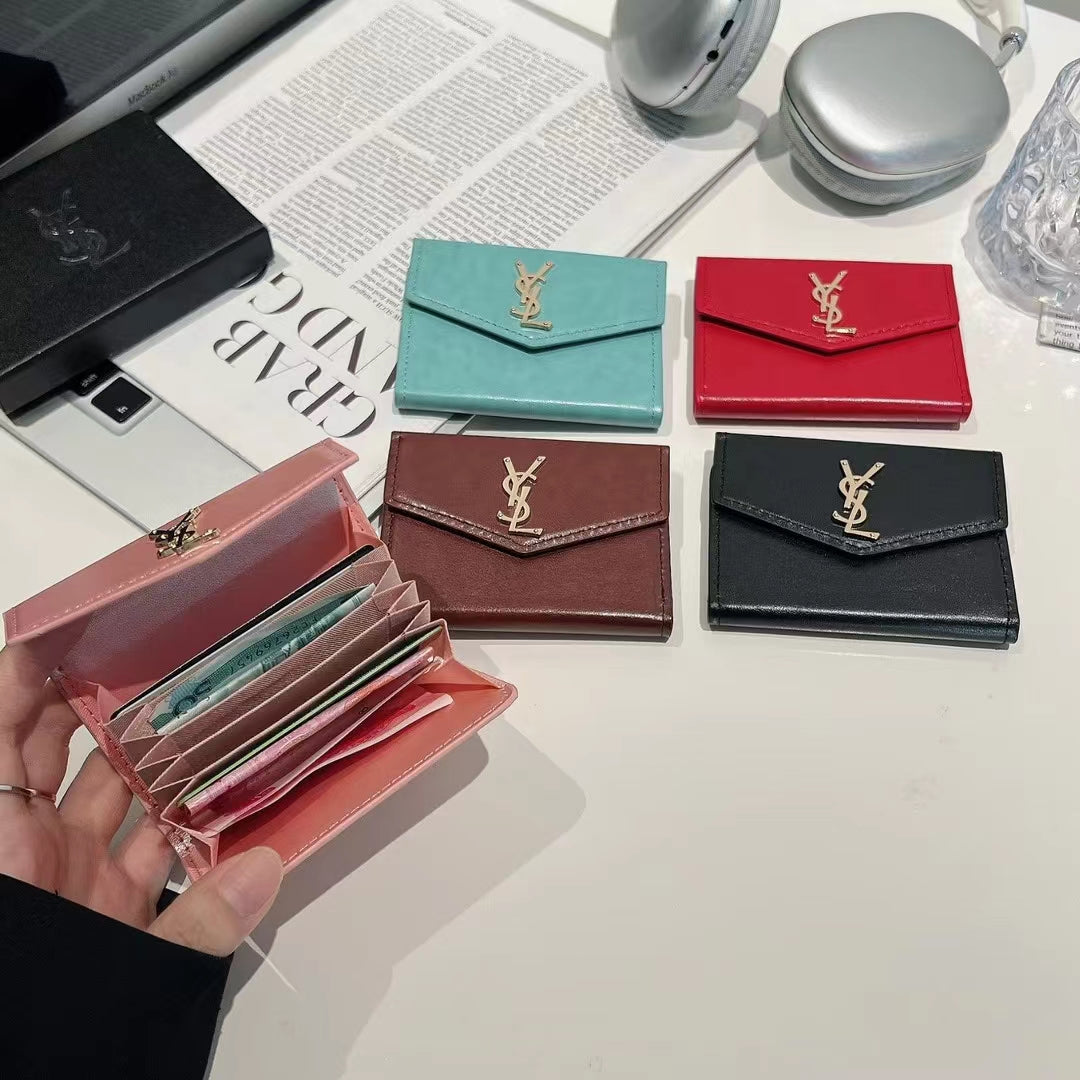 YSL Wallet Card Cases Durable