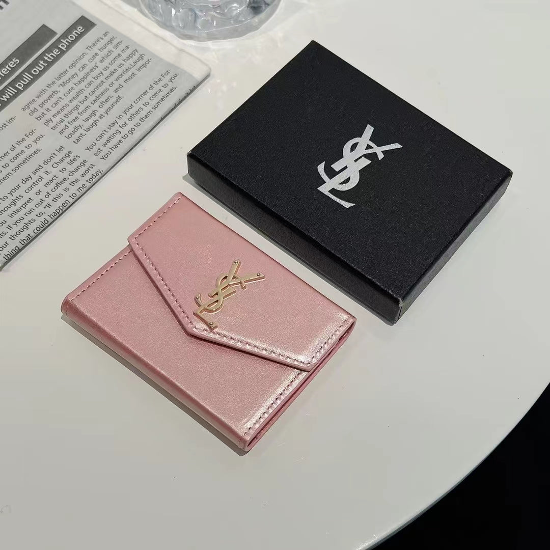 YSL Wallet Card Cases Durable