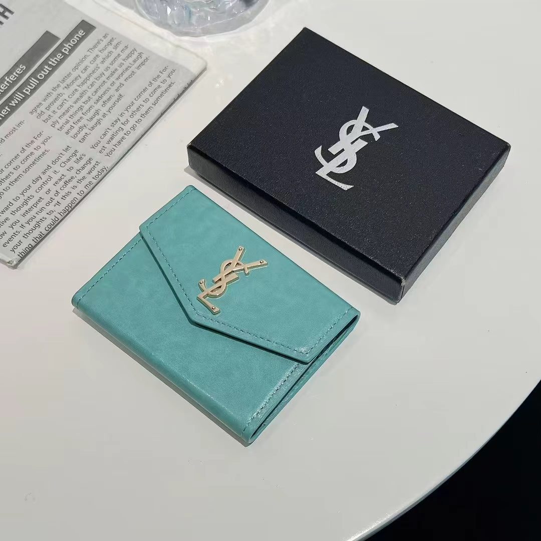 YSL Wallet Card Cases Durable