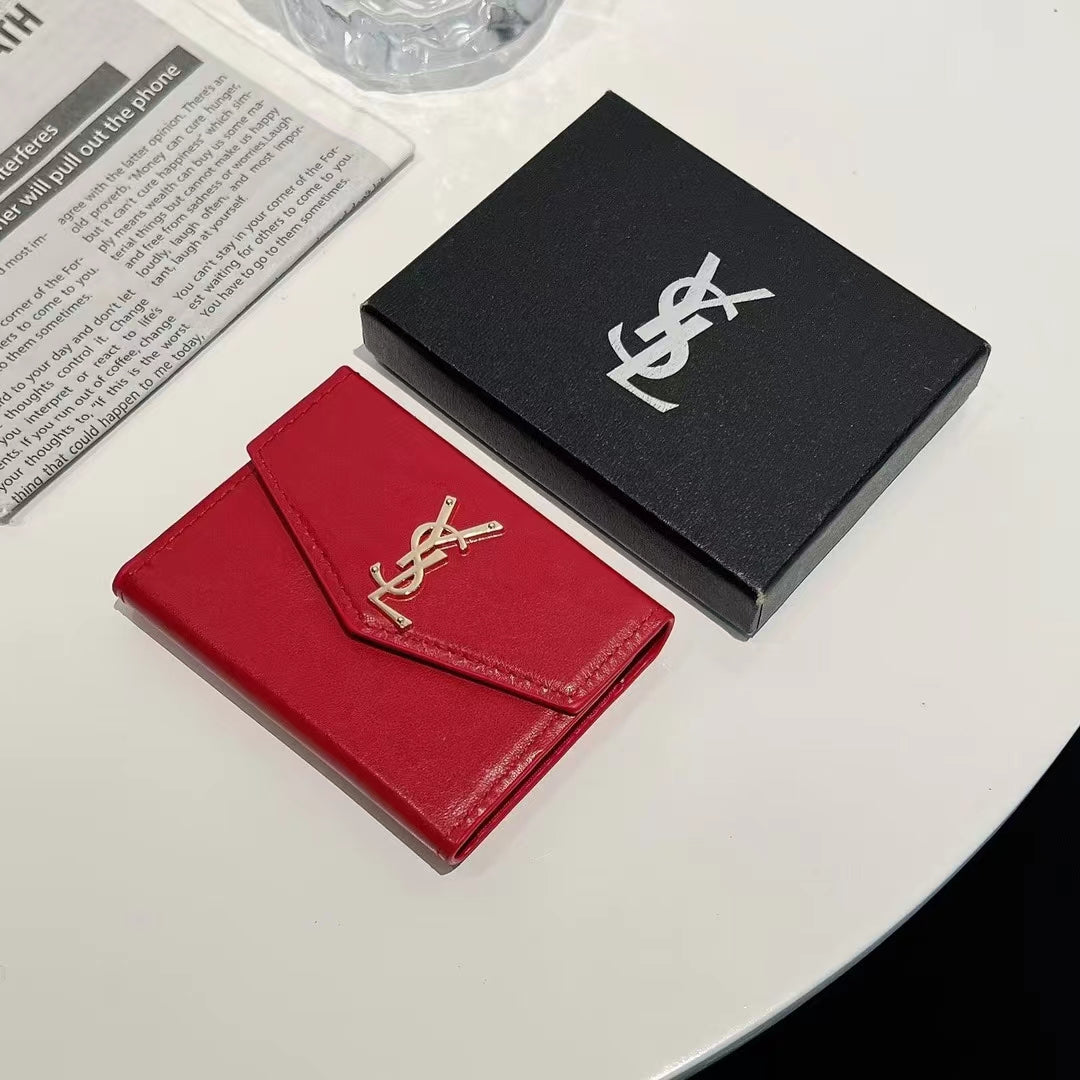 YSL Wallet Card Cases Durable