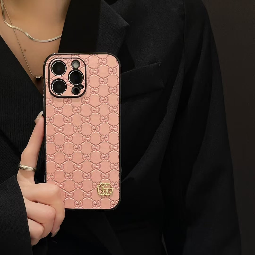 Durable Gucci iPhone Cases Solid Color