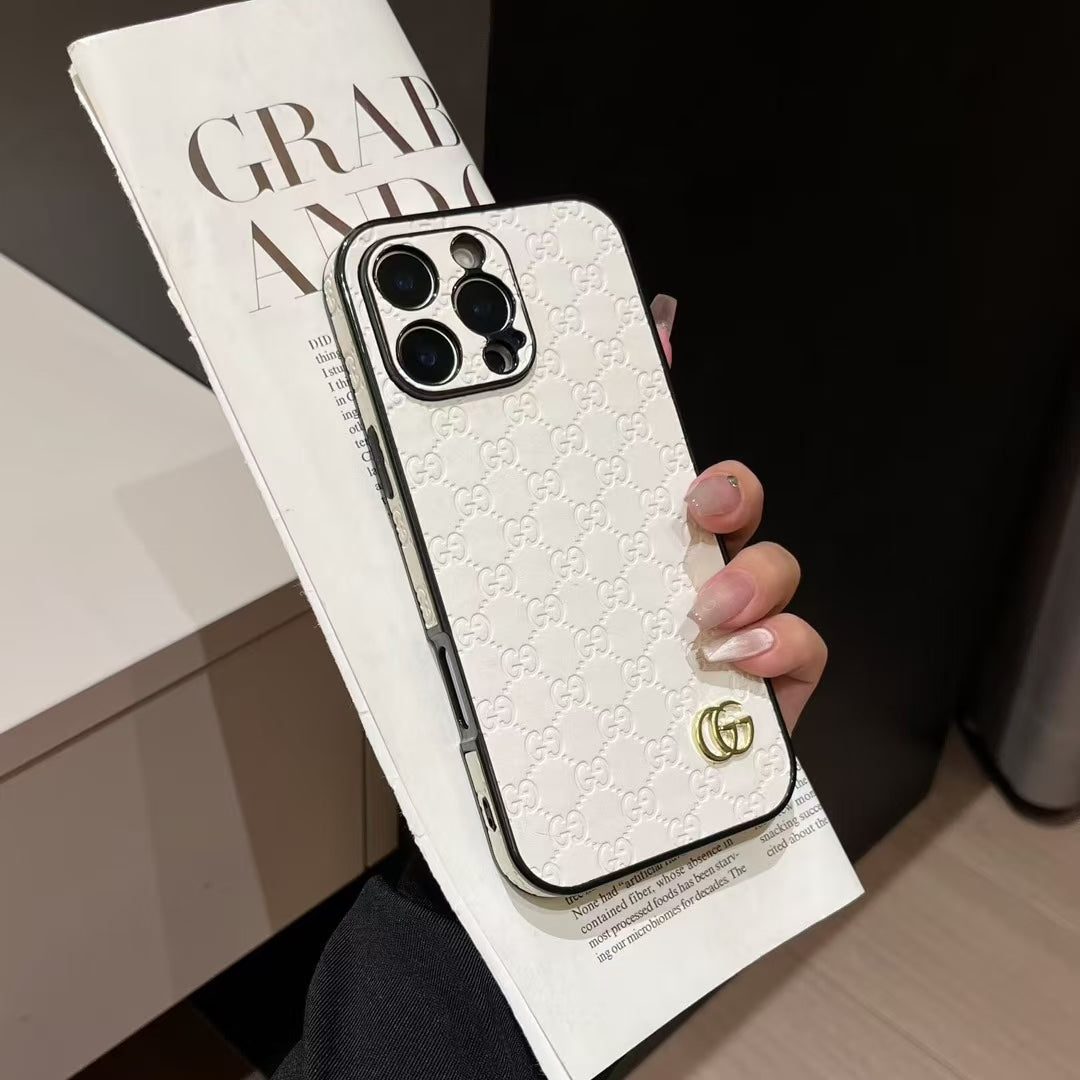 Durable Gucci iPhone Cases Solid Color