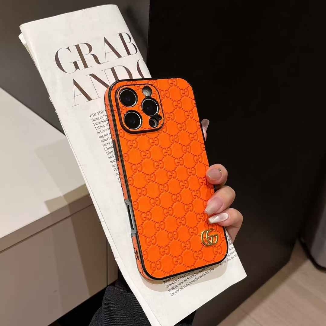 Durable Gucci iPhone Cases Solid Color