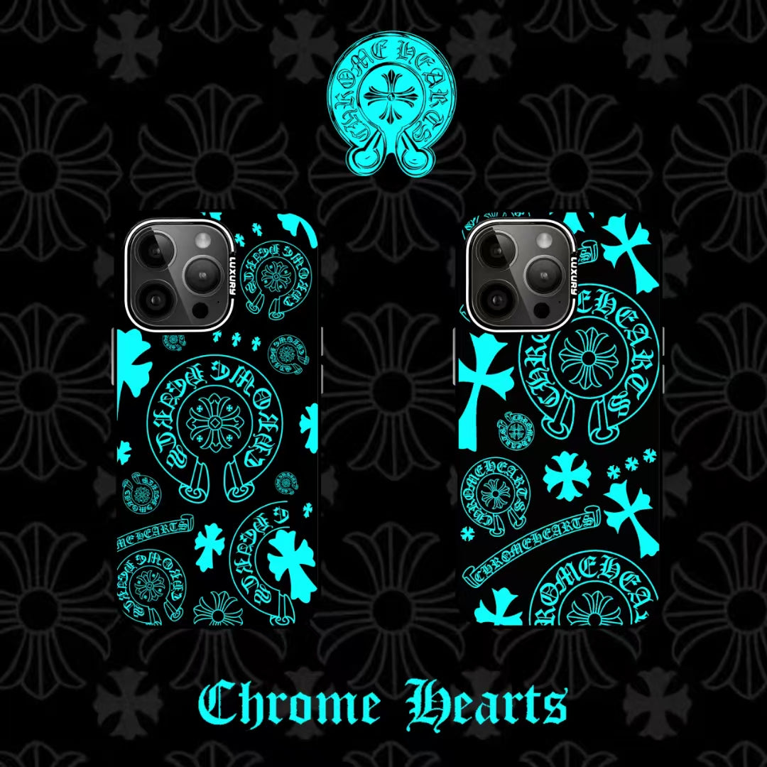 Chrome Hearts Glow in the Dark Iphone Cases