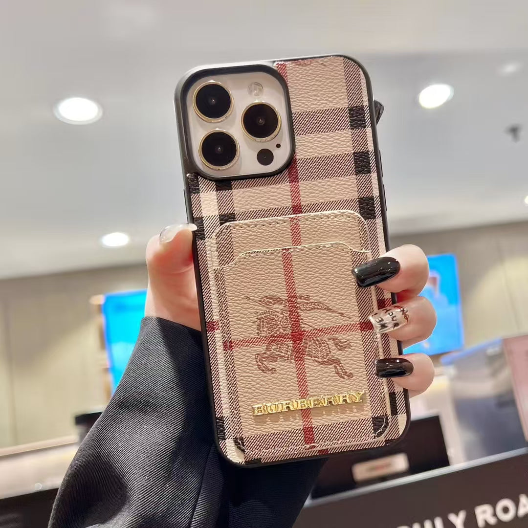 Burberry iPhone Cases with Card Holder