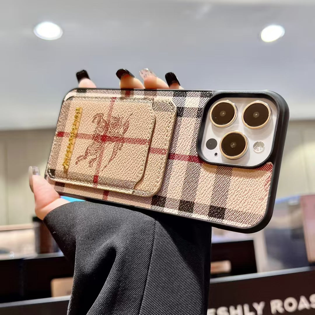 Burberry iPhone Cases with Card Holder