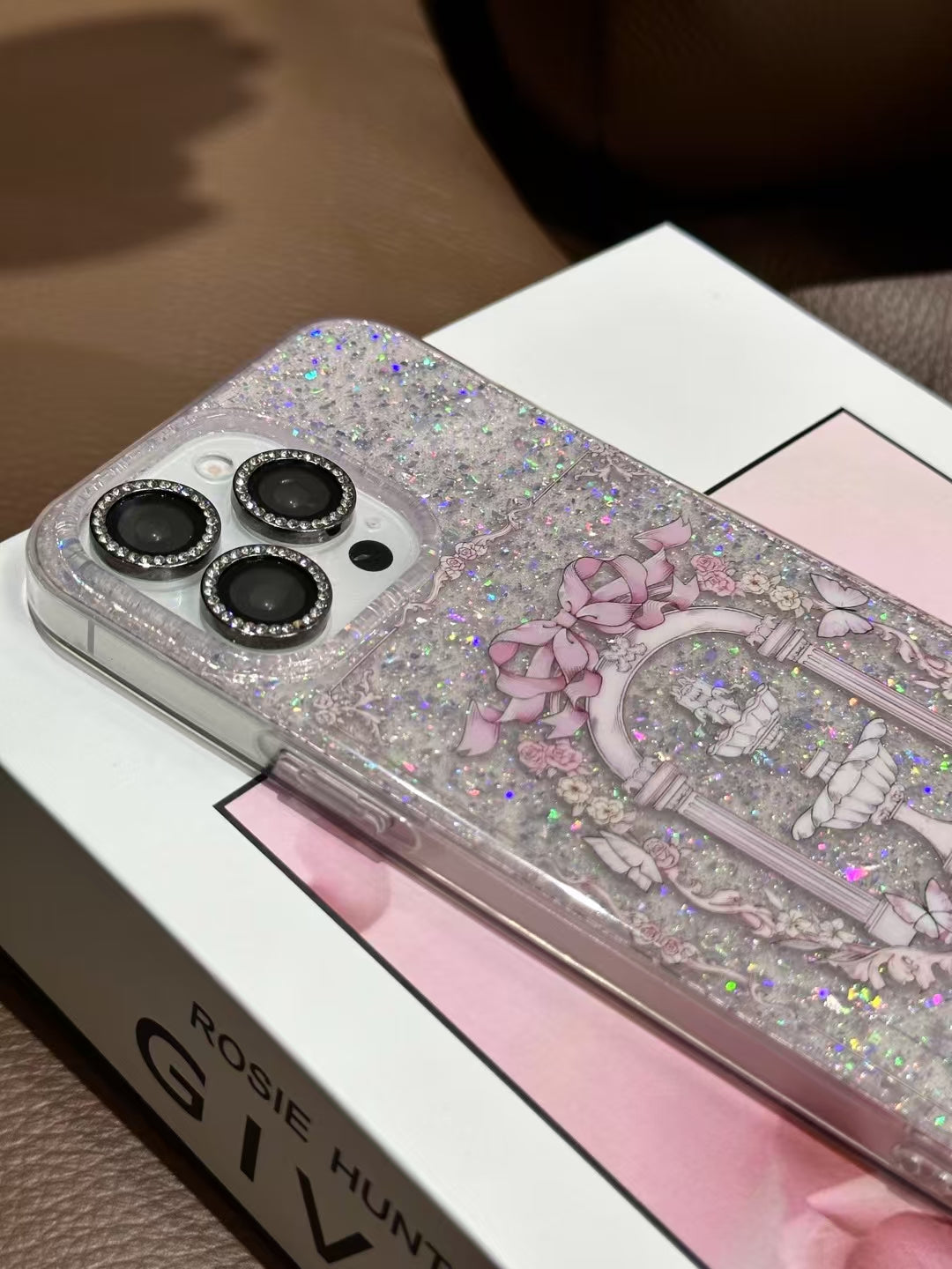 Fashionable Glittery Christian Dior Phone Cases