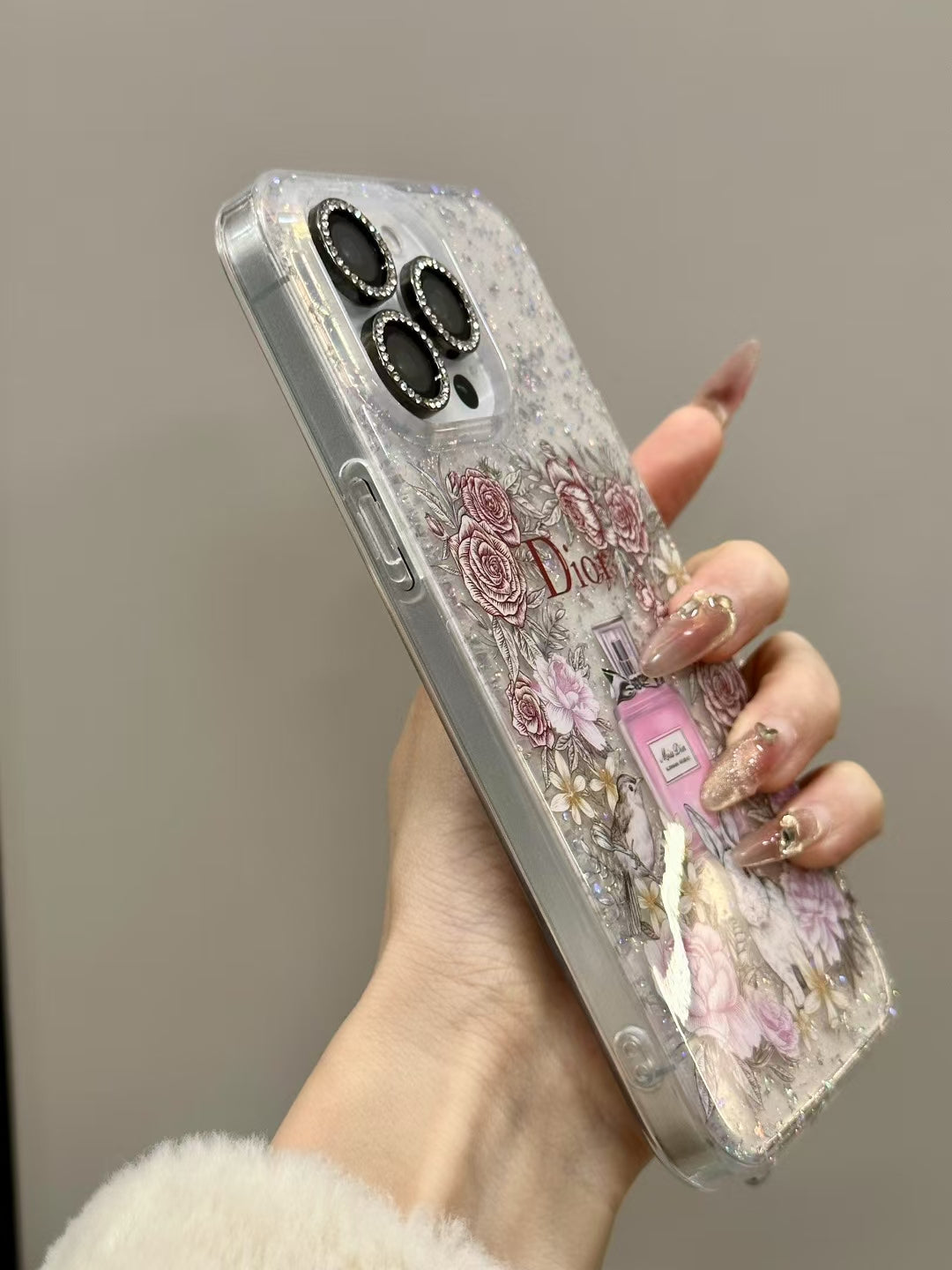 Fashionable Christian Dior Phone Cases Glittery