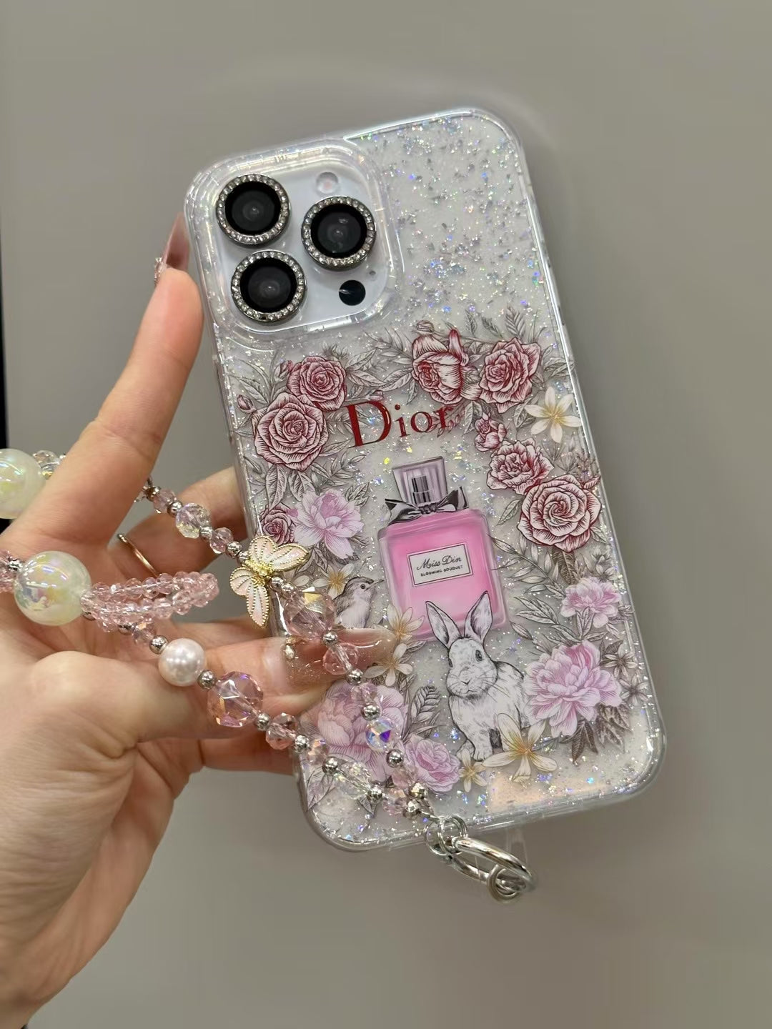 Fashionable Christian Dior Phone Cases Glittery