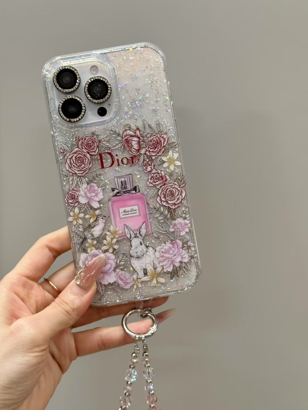 Fashionable Christian Dior Phone Cases Glittery