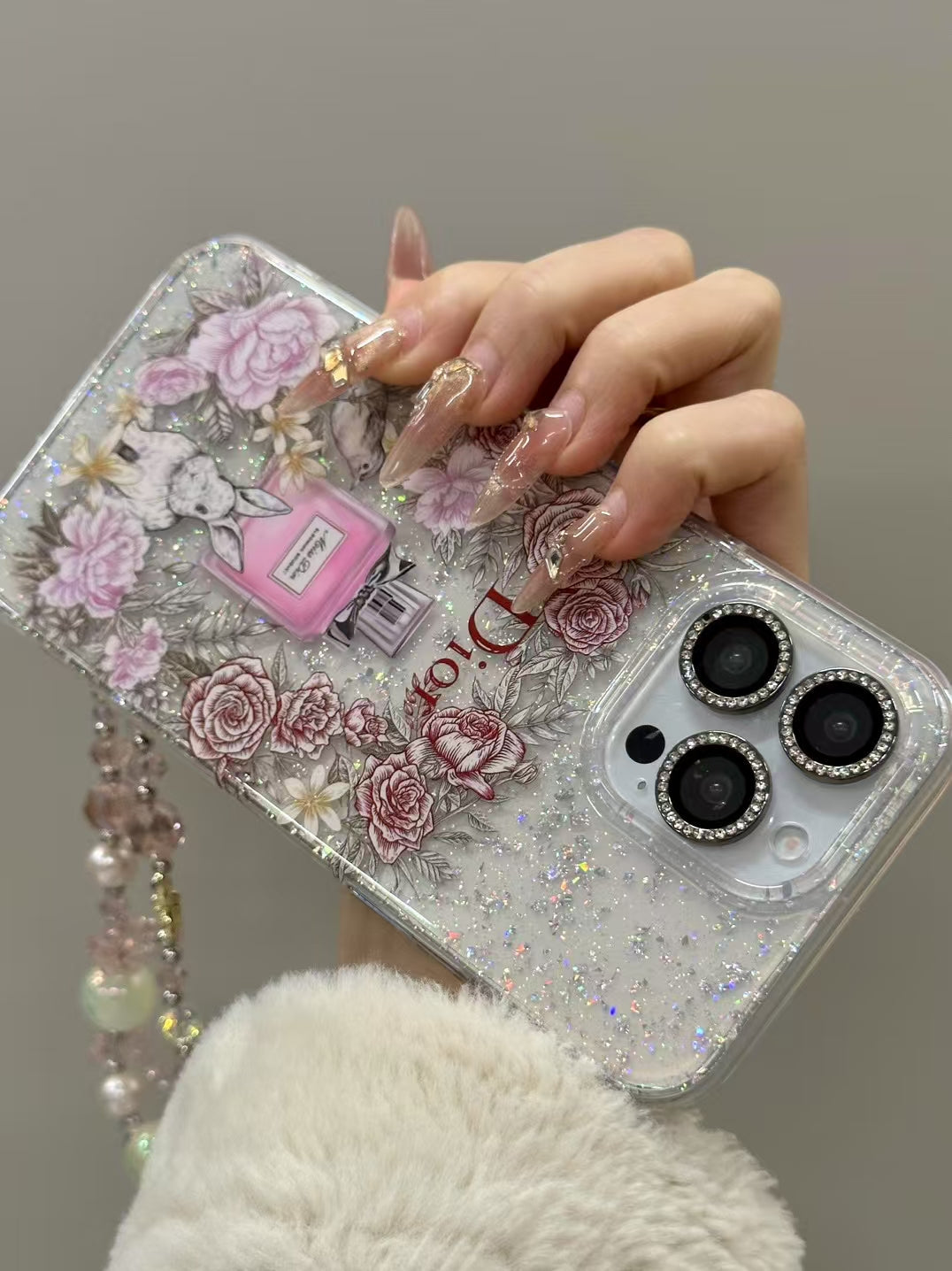 Fashionable Christian Dior Phone Cases Glittery