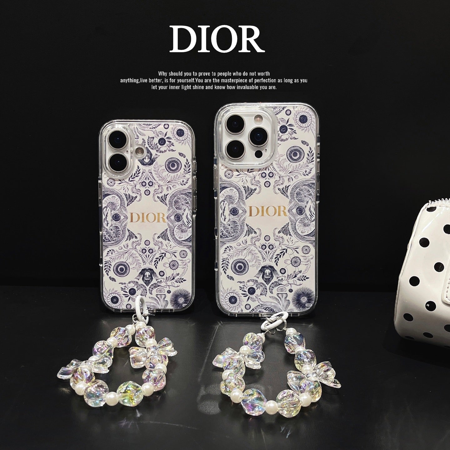 Christian Dior Phone Cases with Handgrip