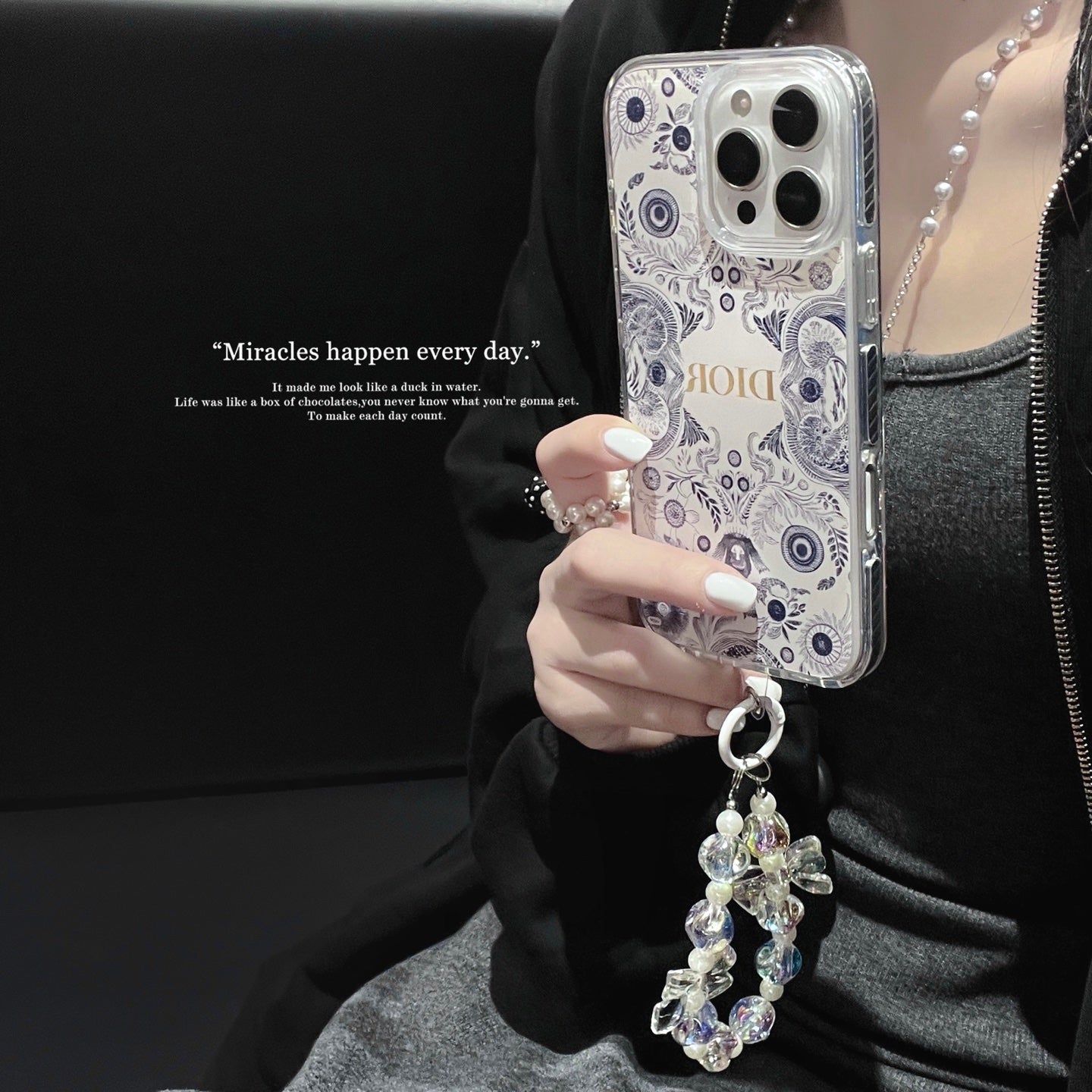 Christian Dior Phone Cases with Handgrip