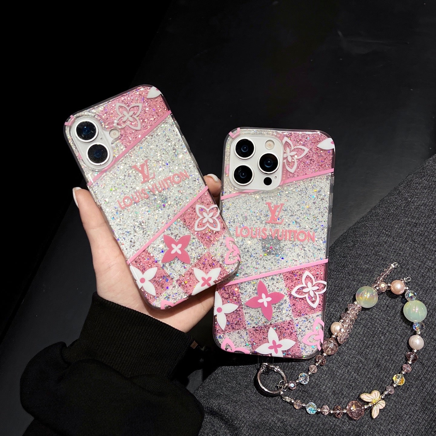 Louis Vuitton iPhone Cases with Hand Grip Durable
