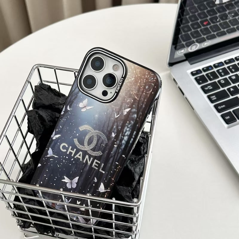 Chanel Black iPhone Cases