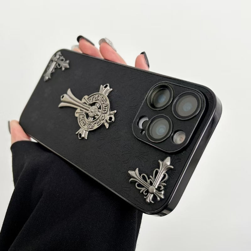 Chrome Hearts Black iPhone Cases