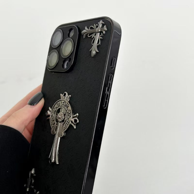 Chrome Hearts Black iPhone Cases