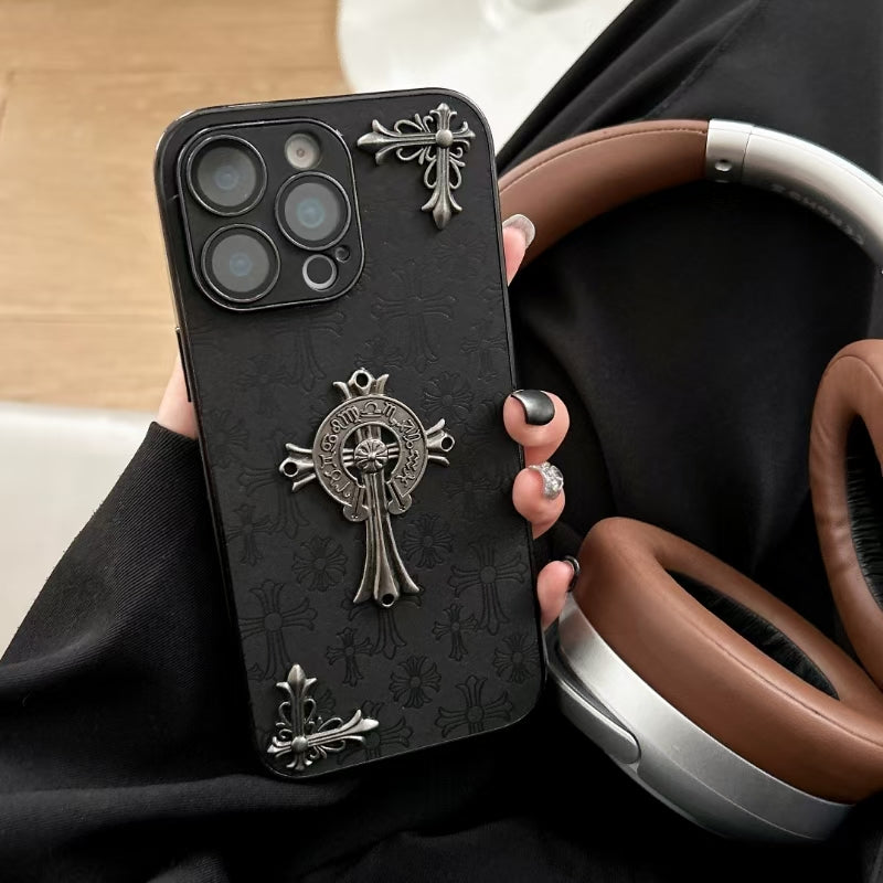 Chrome Hearts Black iPhone Cases