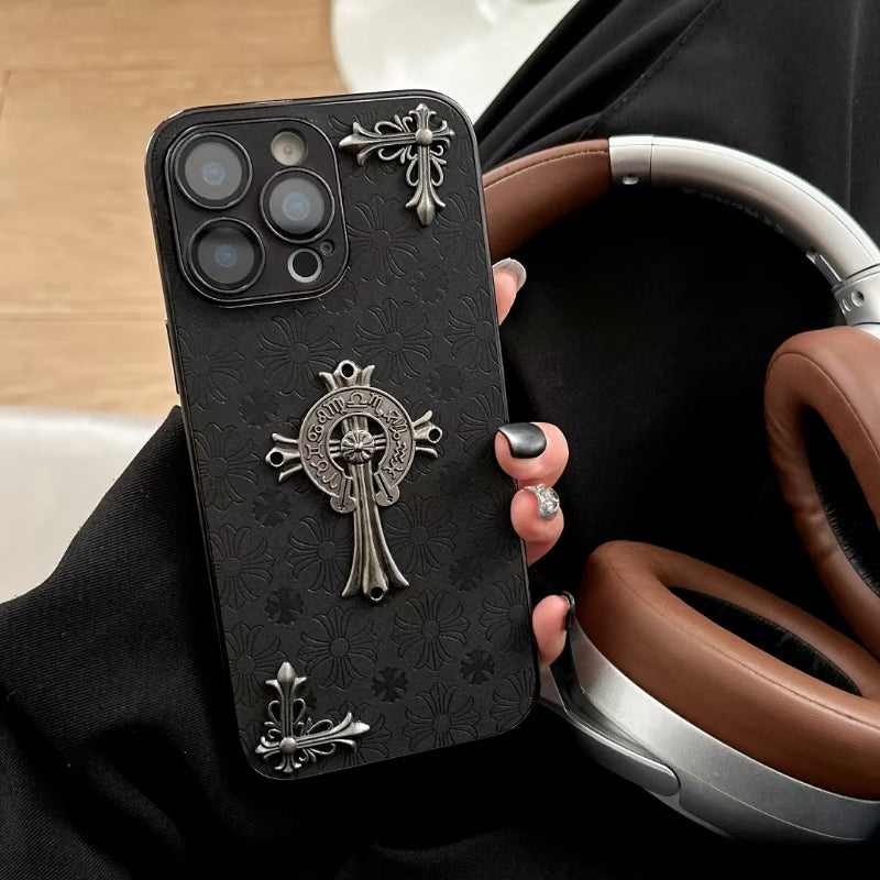 Chrome Hearts Black iPhone Cases