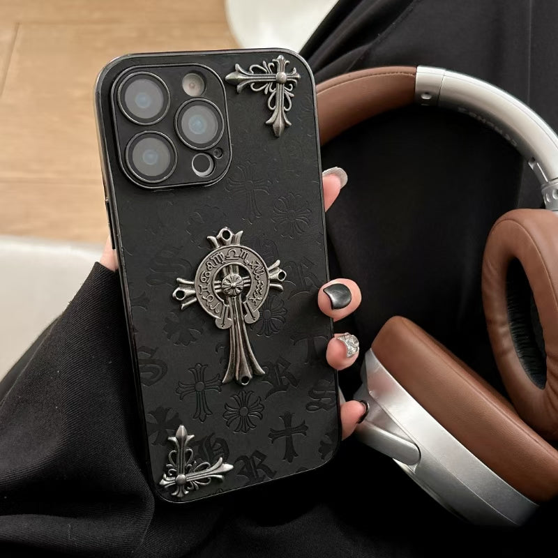 Chrome Hearts Black iPhone Cases