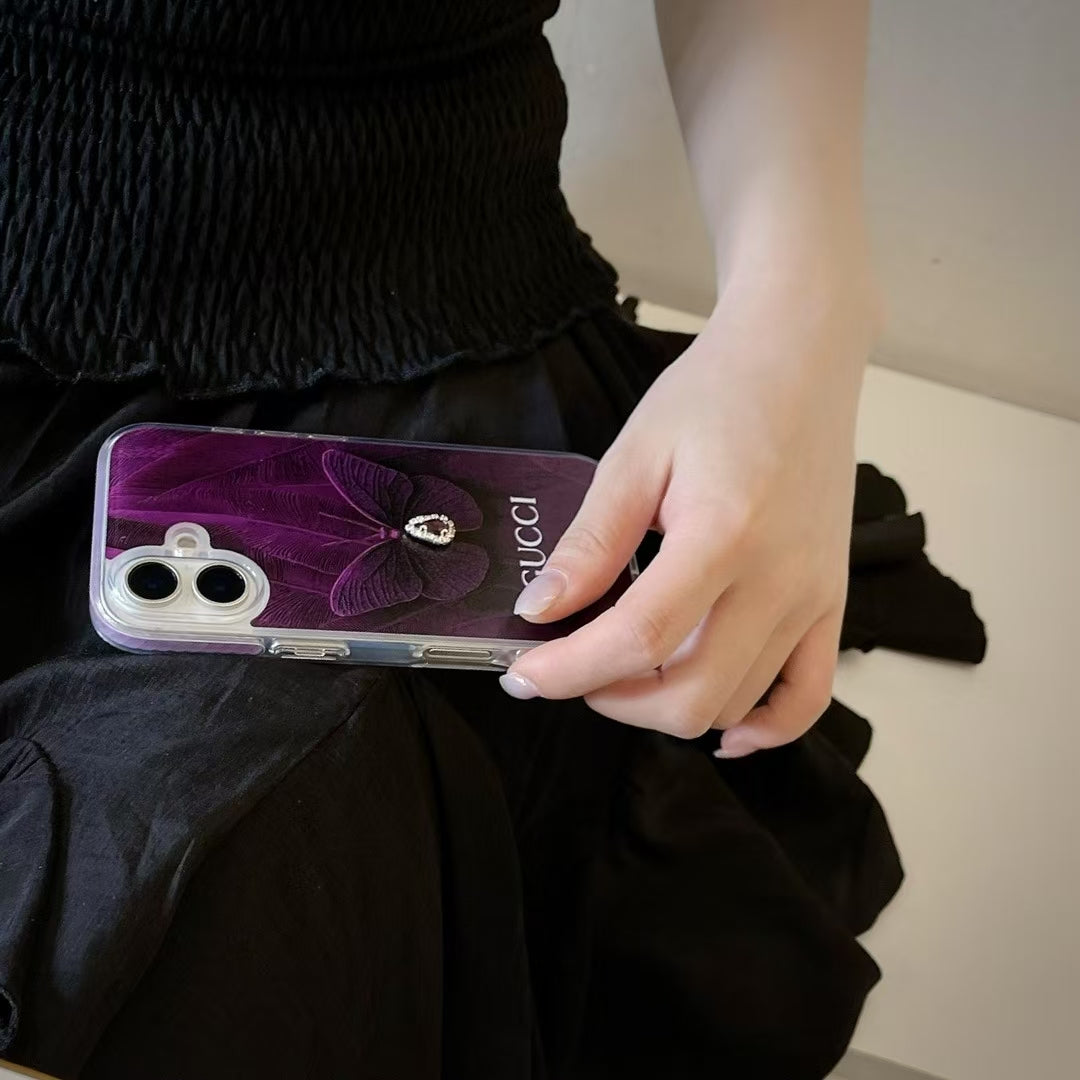 Gucci Purple iPhone Cases Stylish