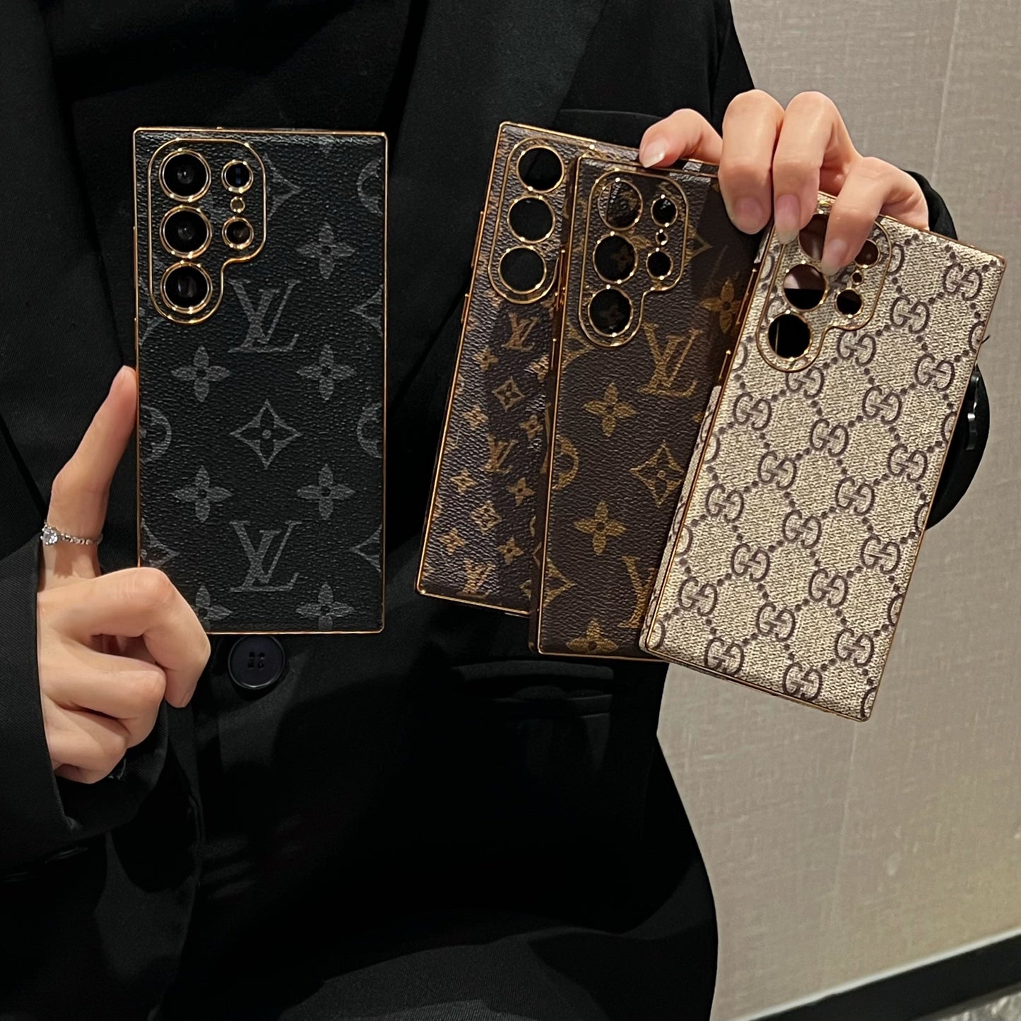 Elegant Louis Vuitton / Gucci Samsung Phone Cases