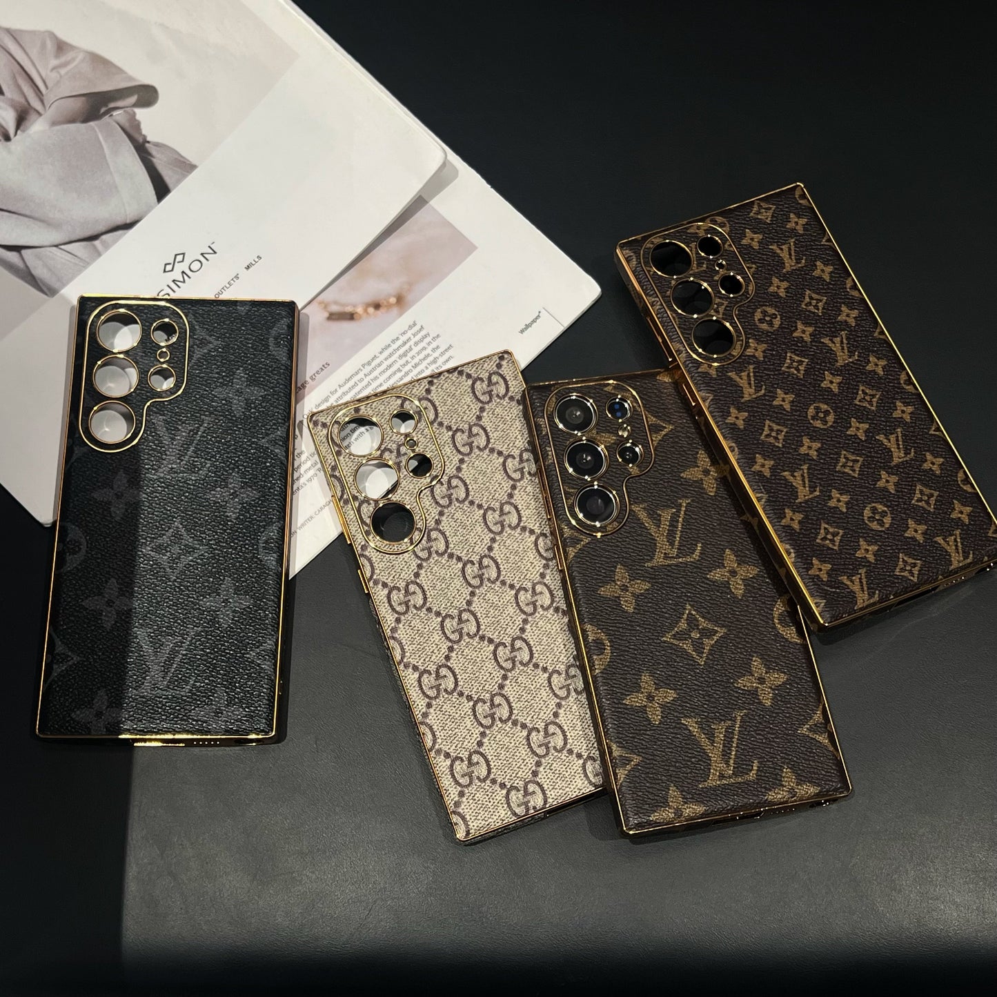 Elegant Louis Vuitton / Gucci Samsung Phone Cases