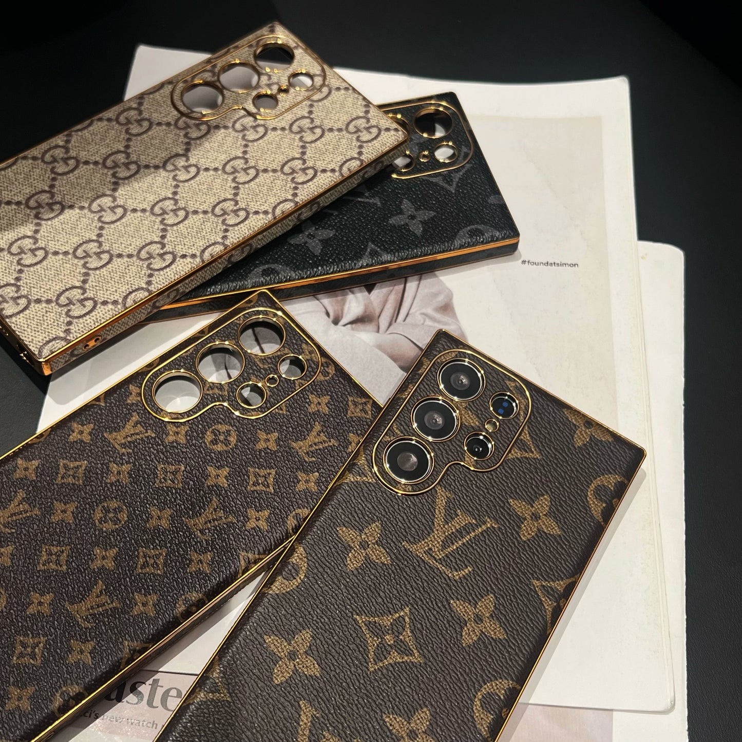 Elegant Louis Vuitton / Gucci Samsung Phone Cases