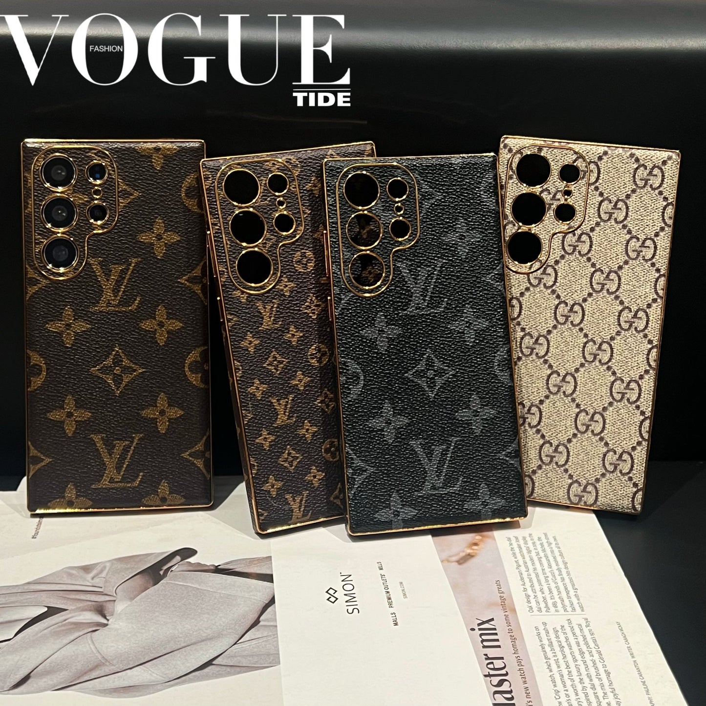Elegant Louis Vuitton / Gucci Samsung Phone Cases