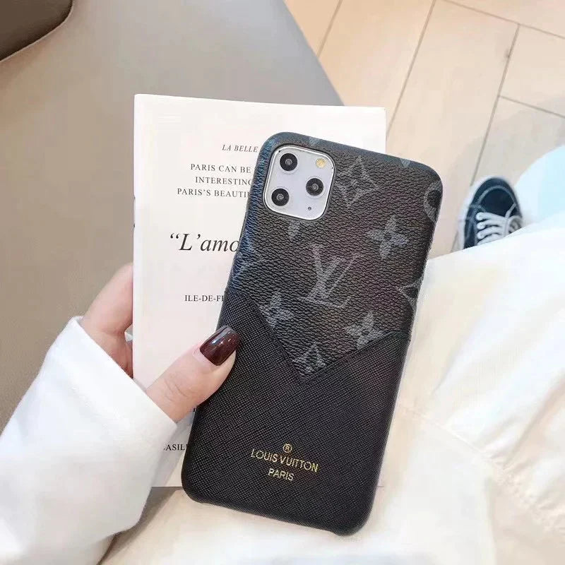 LV iPhone Card Wallet Cases